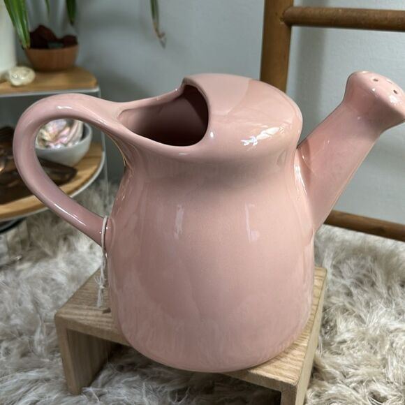 Rae Dunn By Magenta FLOURISH
Pink Ceramic Garden Watering Can - Picture 6 of 17